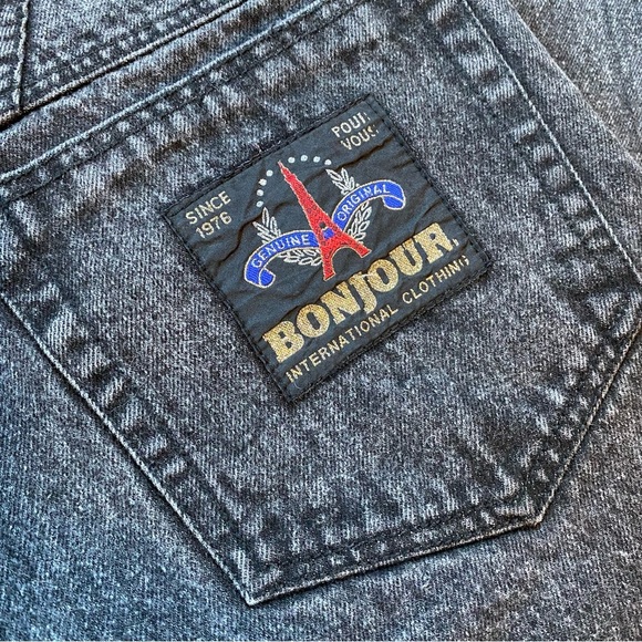 Vintage BonJour Goth Hip Hop Punk High Waisted 100% Cotton Jeans - Picture 8 of 10